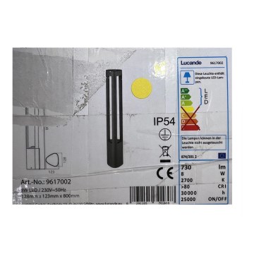 Lucande - LED Vonkajšia lampa NANNA LED/8W/230V IP54