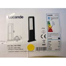 Lucande - LED Vonkajšia lampa SECUNDA LED/11W/230V IP54
