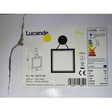 Lucande - LED Vonkajšie nástenné svietidlo so senzorom MIRCO LED/13W/230V IP54