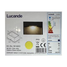 Lucande - LED Vonkajšie vstavané svietidlo MITJA LED/3W/230V IP65