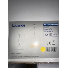 Lucande - Luster na lanku LOURENCO 3xE27/60W/230V