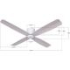 Lucci air 210986 - Stropný ventilátor FRASER biela/drevo + diaľkové ovládanie