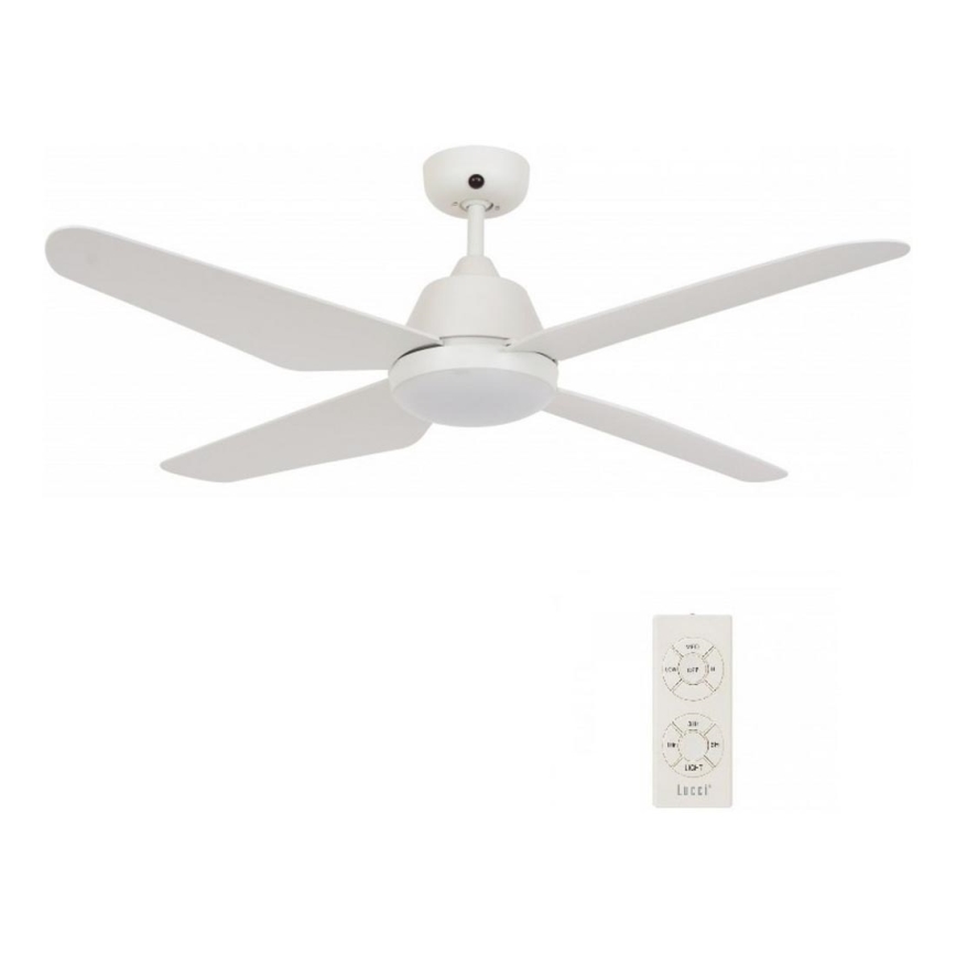 Lucci Air 212994 - LED Stropný ventilátor ARIA LED/18W/230V biela + diaľkové ovládanie