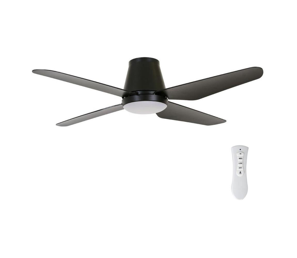 Lucci air Lucci Air 213002 - LED Stropný látor AIRFUSION ARIA LED/18W/230V čierna + DO 