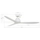 Lucci air 213040 - Stropný ventilátor WHITEHAVEN biela + diaľkové ovládanie