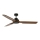 Lucci air 213051 - Stropný ventilátor SHOALHAVEN čierna/hnedá pr. 142 cm
