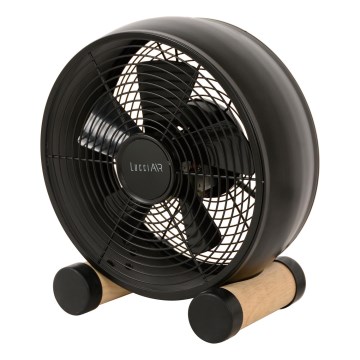 Lucci air 213120 - Stolný ventilátor BREEZE čierny pr. 28 cm