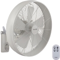 Lucci Air 213128EU - Nástenný ventilátor BREEZE 55 W/230 V biely pr. 46 cm + diaľkové ovládanie