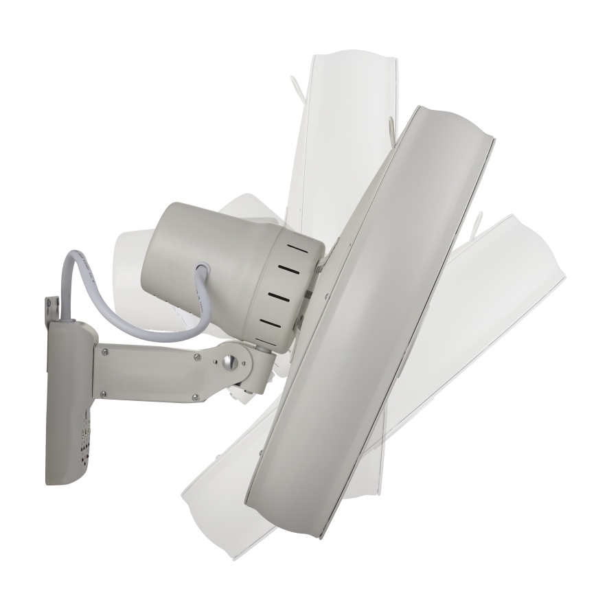 Lucci Air 213128EU - Nástenný ventilátor BREEZE 55 W/230 V biely pr. 46 cm + diaľkové ovládanie