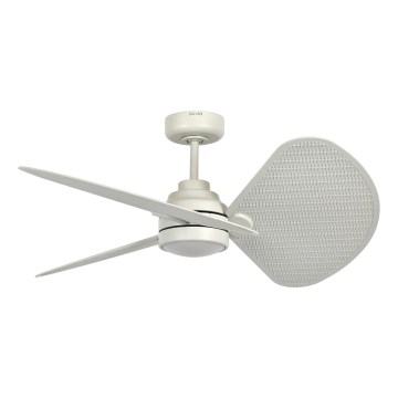 Lucci Air 21325449 - LED stmievateľný stropný ventilátor SABLE 1xGX53/12W/230V 3000/4000/5000K, priemer 91,5 cm, krémový, s diaľkovým ovládaním
