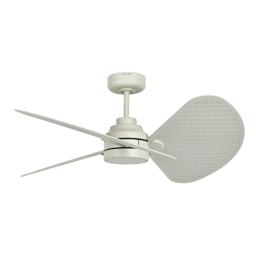 Lucci Air 21325449 - LED stmievateľný stropný ventilátor SABLE 1xGX53/12W/230V 3000/4000/5000K, priemer 91,5 cm, krémový, s diaľkovým ovládaním