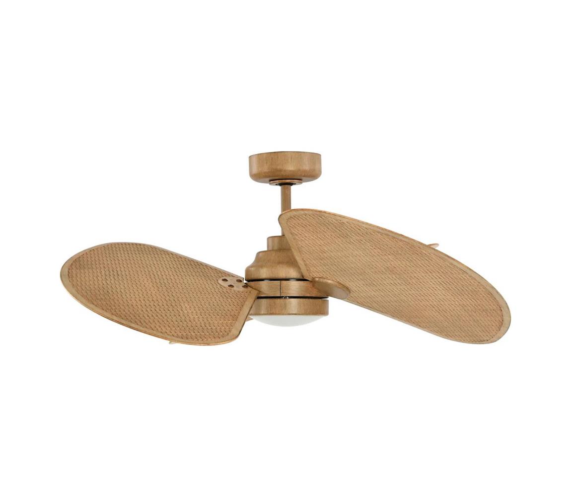 Lucci Air 21325549-LED stmievateľný látor SABLE 1xGX53/12W/230V CCT priemer 91,5 cm hnedý + diaľkové ovládanie 21325549