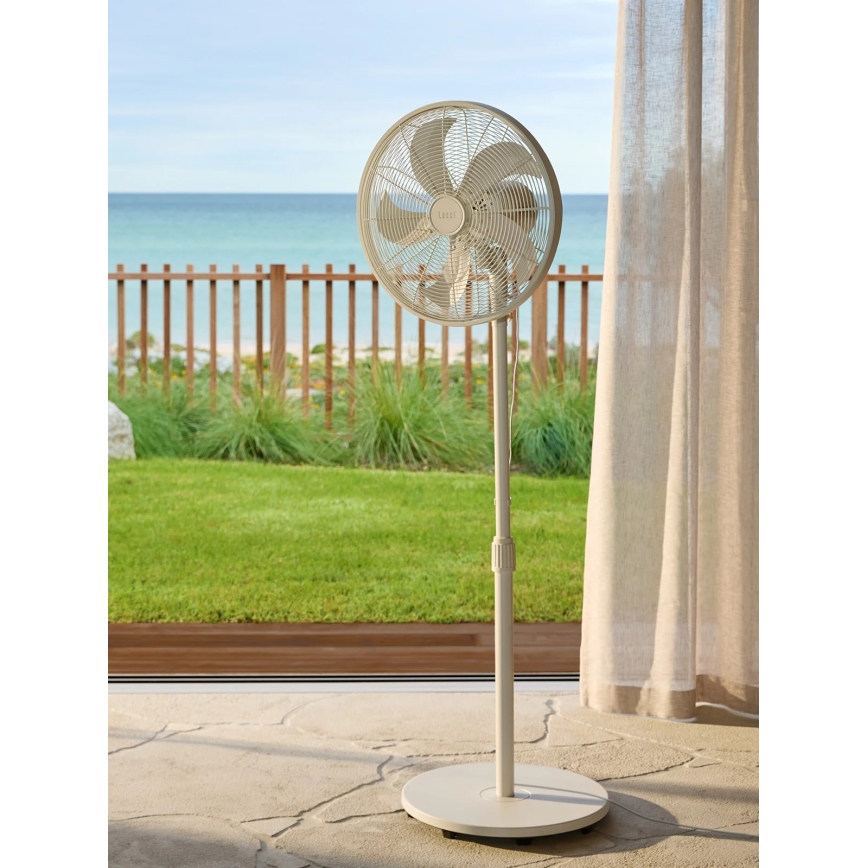 Lucci Air 21326449 - Stojanový ventilátor GLIDE 36W/230V pr. 45 cm biela