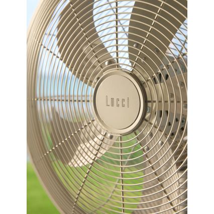Lucci Air 21326449 - Stojanový ventilátor GLIDE 36W/230V pr. 45 cm biela