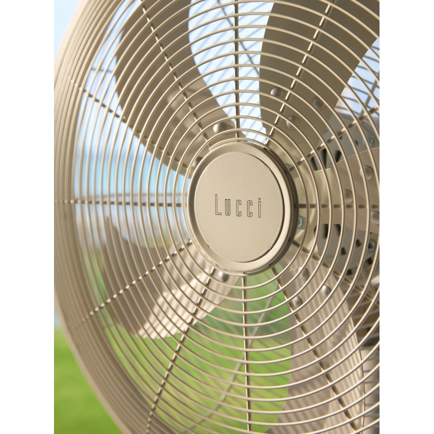 Lucci Air 21326449 - Stojanový ventilátor GLIDE 36W/230V, priemer 45 cm, biely
