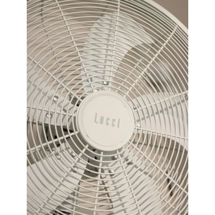 Lucci Air 21326649 - Nástenný ventilátor GLIDE 36W/230V pr. 45 cm biela + diaľkové ovládanie