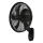 Lucci Air 21326749 - Nástenný ventilátor GLIDE 36W/230V, priemer 45 cm, čierny + diaľkové ovládanie