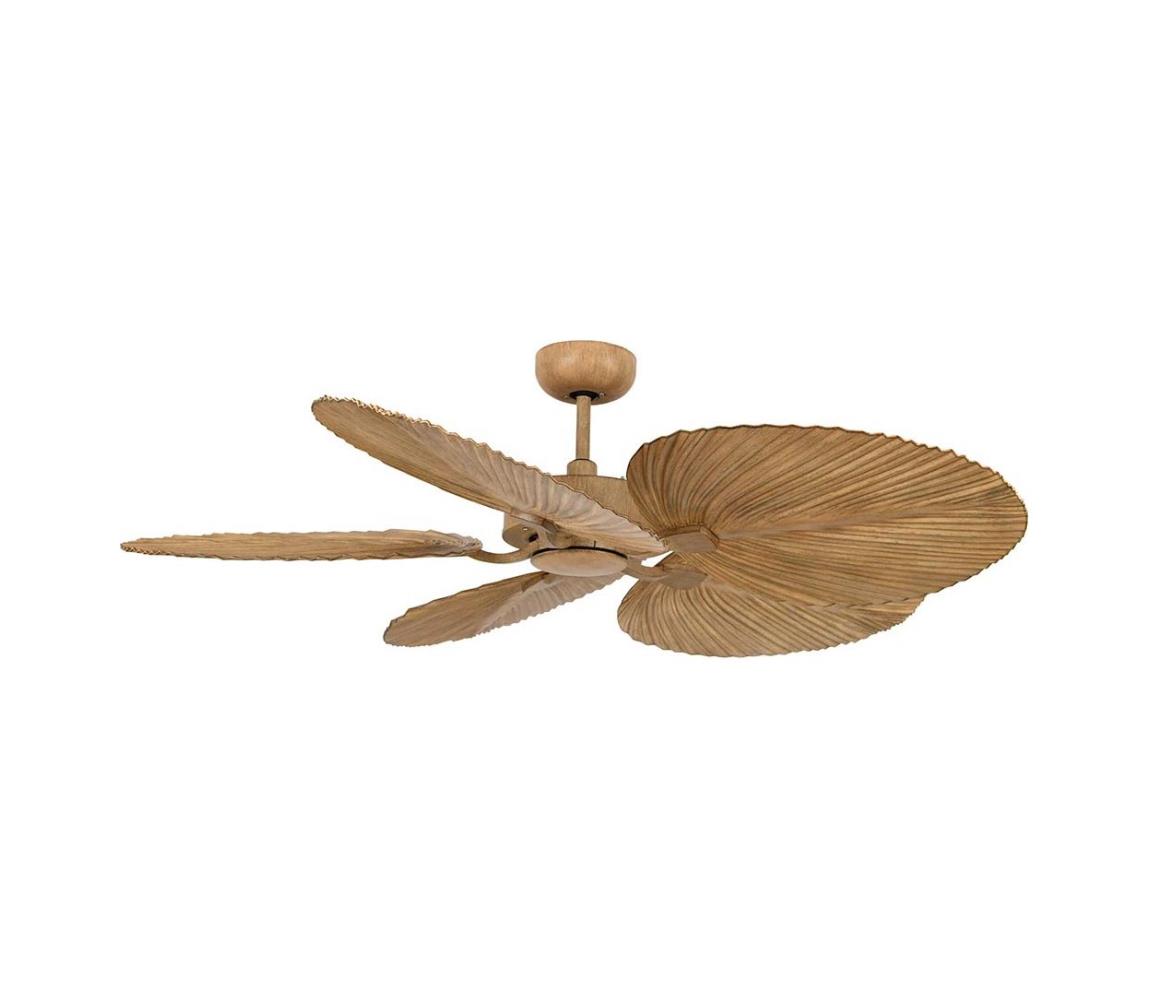 Lucci Air 21326849- Stropný látor BALI pr. 132 cm béžový + diaľkové ovládanie 21326849