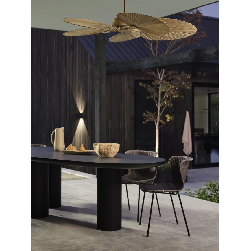 Lucci Air 21326849 - Stropný ventilátor BALI pr. 132 cm, béžový + diaľkové ovládanie