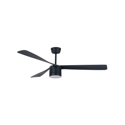 Lucci air 213281 - Stropný ventilátor PEREGRINE 1xGX53/12W/230V čierna + diaľkové ovládanie