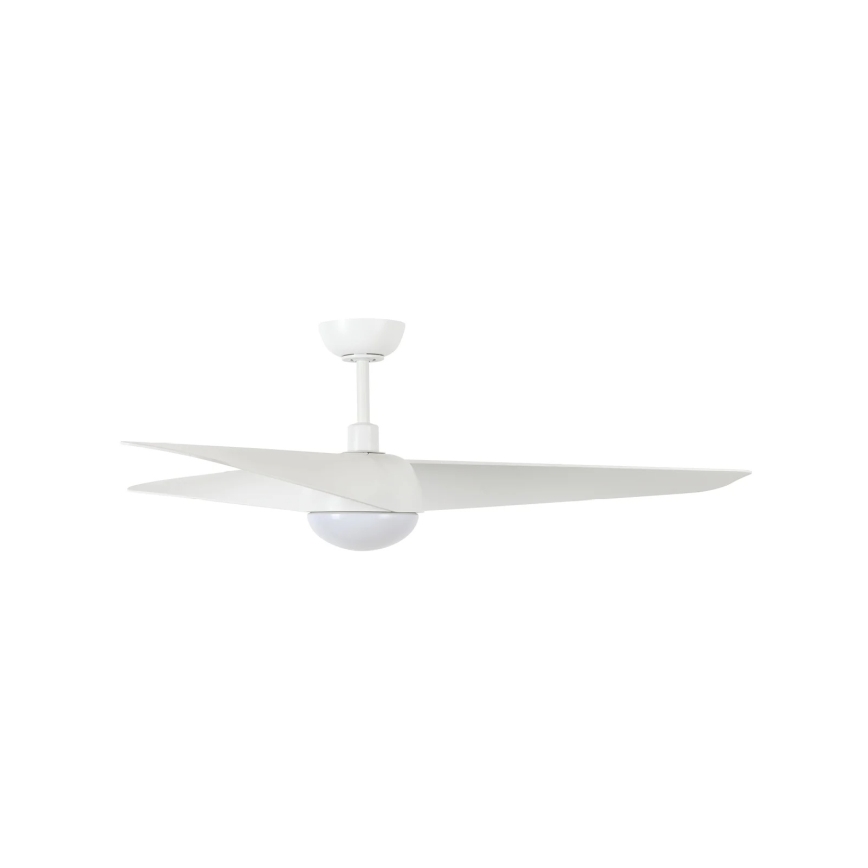 Lucci Air 21617049 - LED stmievateľný stropný ventilátor OSPREY 1xGX53/12W/230V pr. 132 cm biela + diaľkové ovládanie