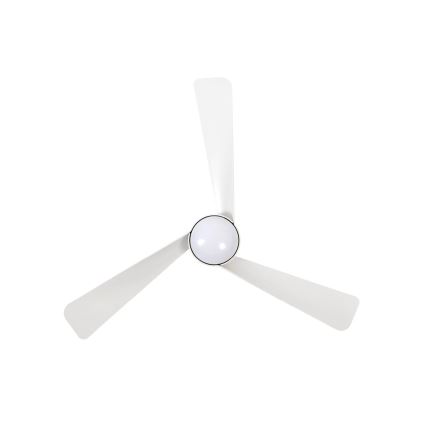 Lucci Air 21617049 - LED stmievateľný stropný ventilátor OSPREY 1xGX53/12W/230V pr. 132 cm biela + diaľkové ovládanie