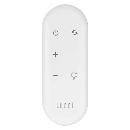 Lucci Air 21617049 - LED stmievateľný stropný ventilátor OSPREY 1xGX53/12W/230V pr. 132 cm biela + diaľkové ovládanie