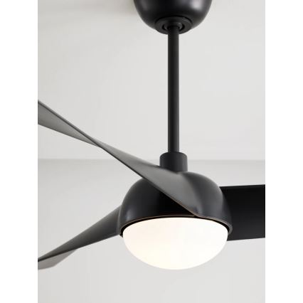 Lucci Air 21617149 - LED stmievateľný stropný ventilátor OSPREY 1xGX53/12W/230V pr. 132 cm čierny + diaľkové ovládanie