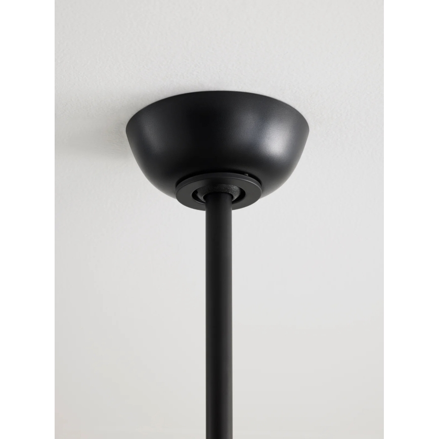 Lucci Air 21617149 - LED stmievateľný stropný ventilátor OSPREY 1xGX53/12W/230V pr. 132 cm čierny + diaľkové ovládanie
