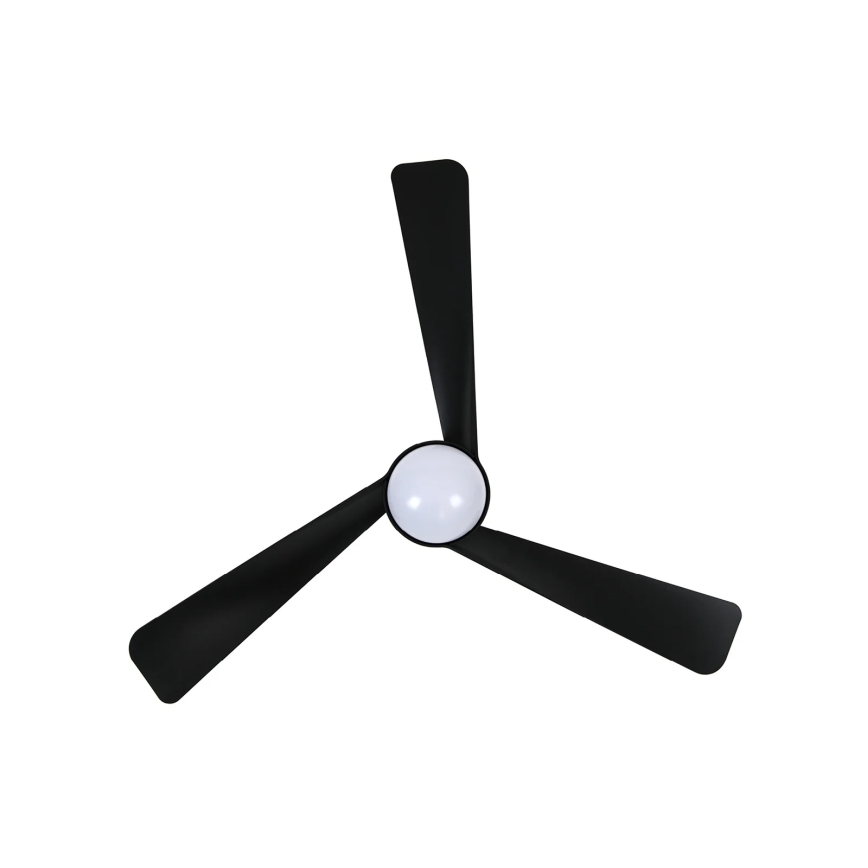 Lucci Air 21617149 - LED stmievateľný stropný ventilátor OSPREY 1xGX53/12W/230V pr. 132 cm čierny + diaľkové ovládanie