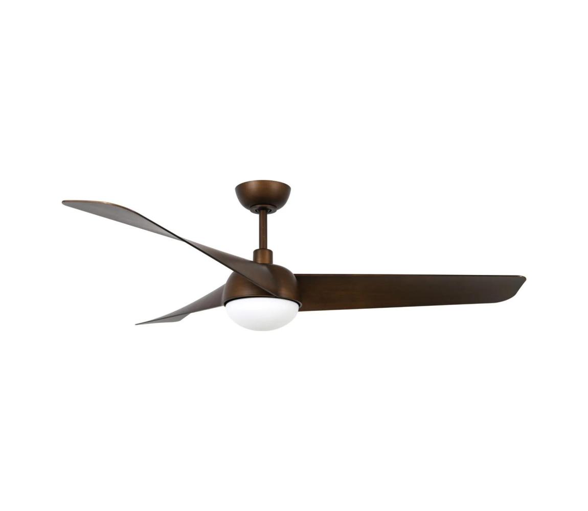 Lucci Air 21617249 - LED stmievateľný látor OSPREY 1xGX53/12W/230V priemer 132 cm bronz + diaľkový ovládač 21617249