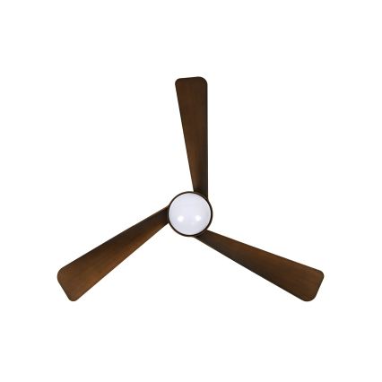 Lucci Air 21617249 - LED stmievateľný stropný ventilátor OSPREY 1xGX53/12W/230V priemer 132 cm bronz + diaľkové ovládanie