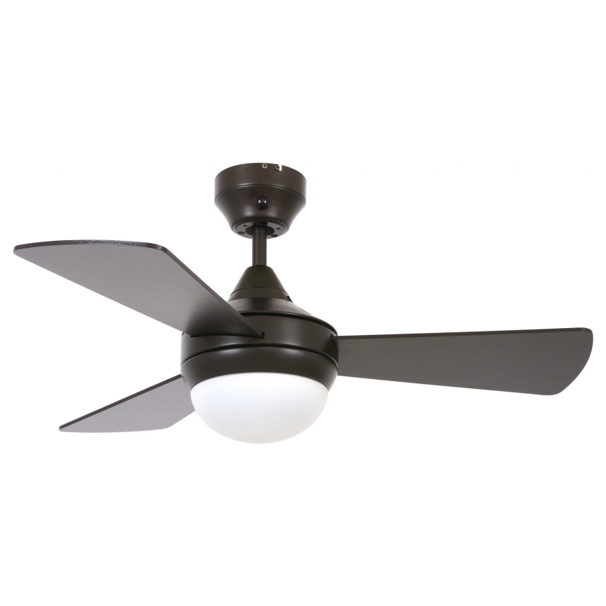 Lucci Air 512311 - Stropný ventilátor AIRLIE HUGGER 2xE27/15W/230V drevo/hnedá + diaľkové ovládanie