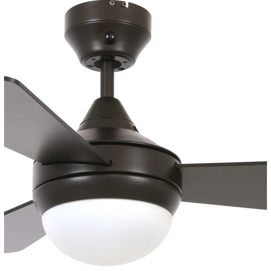 Lucci Air 512311 - Stropný ventilátor AIRLIE HUGGER 2xE27/15W/230V drevo/hnedá + diaľkové ovládanie