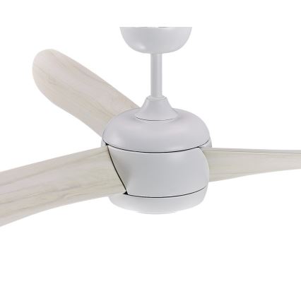 Lucci air 512911 - LED stropný ventilátor AIRFUSION NORDIC LED/20W/230V drevo/biela pr. 142 cm + diaľkové ovládanie