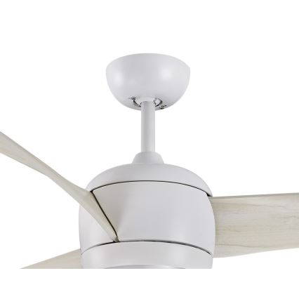 Lucci air 512911 - LED stropný ventilátor AIRFUSION NORDIC LED/20W/230V drevo/biela pr. 142 cm + diaľkové ovládanie