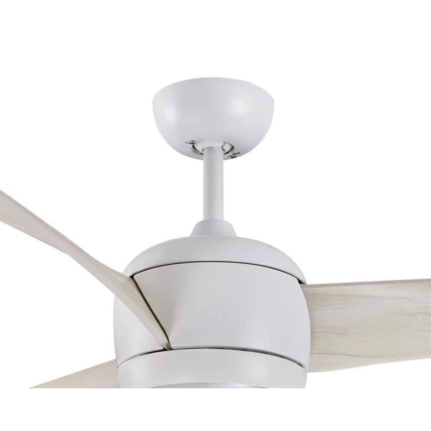 Lucci air 512911 - LED stropný ventilátor AIRFUSION NORDIC LED/20W/230V drevo/biela pr. 142 cm + diaľkové ovládanie