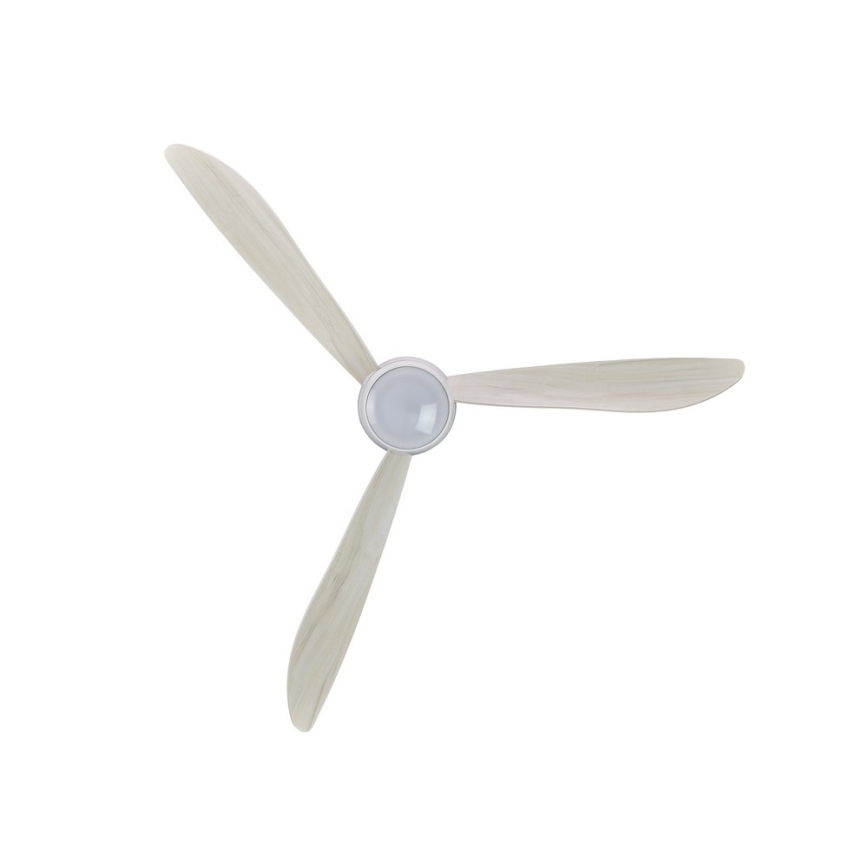 Lucci air 512911 - LED stropný ventilátor AIRFUSION NORDIC LED/20W/230V drevo/biela pr. 142 cm + diaľkové ovládanie