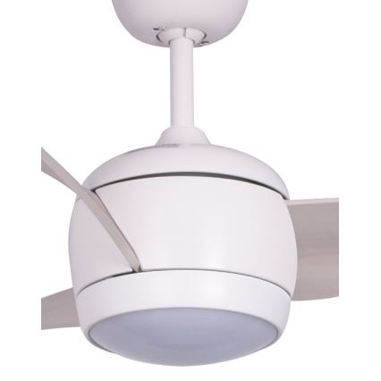 Lucci air 512911 - LED stropný ventilátor AIRFUSION NORDIC LED/20W/230V drevo/biela pr. 142 cm + diaľkové ovládanie