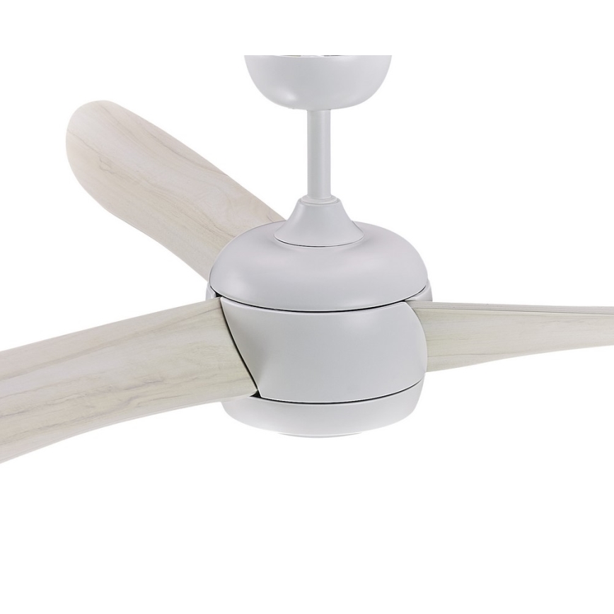 Lucci air 512911 - LED Stropný ventilátor AIRFUSION NORDIC LED/20W/230V drevo/biela + diaľkové ovládanie