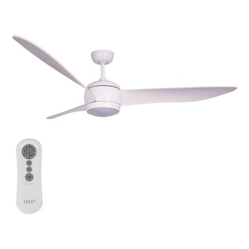 Lucci air 512911 - LED stropný ventilátor AIRFUSION NORDIC LED/20W/230V drevo/biela pr. 142 cm + diaľkové ovládanie