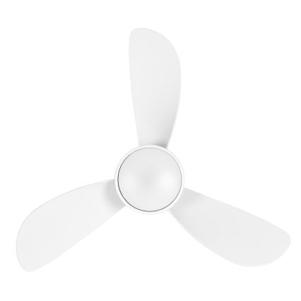 Lucci Air 51307149 - LED stlmiteľný stropný ventilátor SYROS II LED/18W/230V 3000/4000/6000K pr. 76 cm biela + diaľkové ovládanie