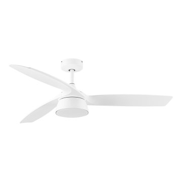 Lucci Air 513073 - LED stmievateľný stropný ventilátor BRONX LED/18W/230V 3000/4000/6000K pr. 132 cm biela + diaľkové ovládanie