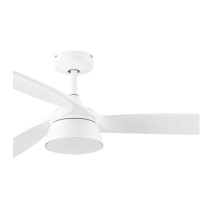 Lucci Air 513073 - LED stmievateľný stropný ventilátor BRONX LED/18W/230V 3000/4000/6000K pr. 132 cm biela + diaľkové ovládanie