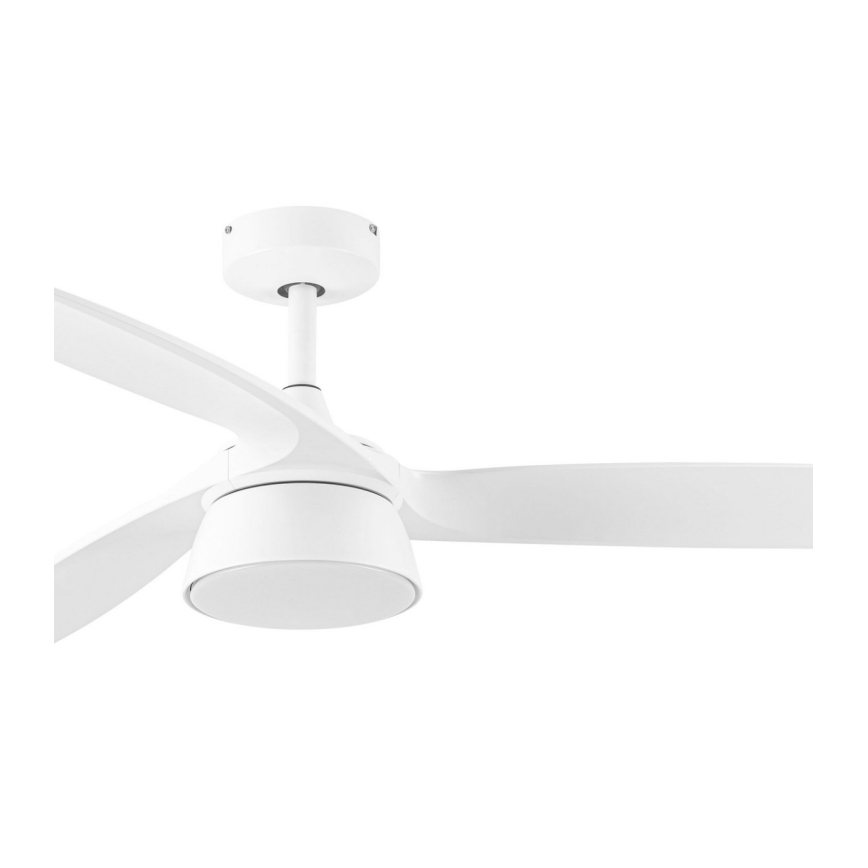 Lucci Air 513073 - LED stmievateľný stropný ventilátor BRONX LED/18W/230V 3000/4000/6000K pr. 132 cm biela + diaľkové ovládanie