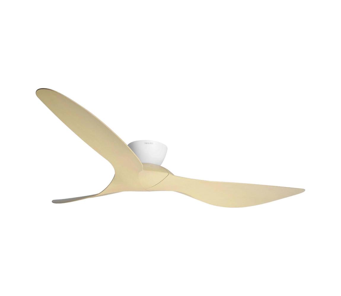 Lucci Air 514031 - Stropný látor KOTARA, priemer 137 cm, béžová/biela + diaľkové ovládanie 514031