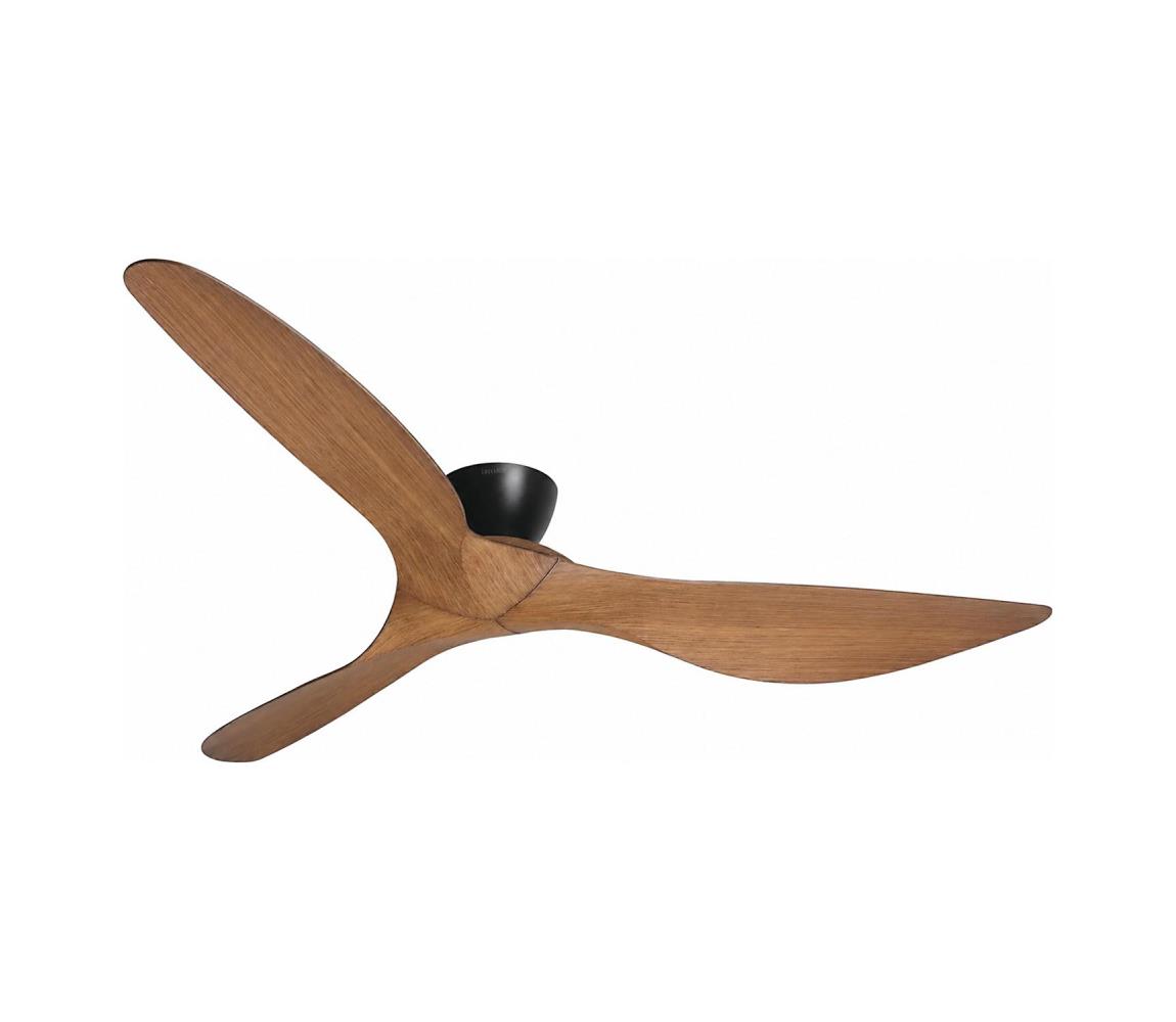 Lucci Air 514032 - Stropný látor KOTARA pr. 137 cm hnedá/čierna + diaľkové ovládanie 514032