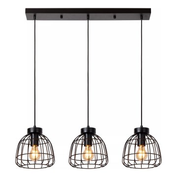 Lucide 00429/03/30 - Luster na lanku FILOX 3xE27/40W/230V