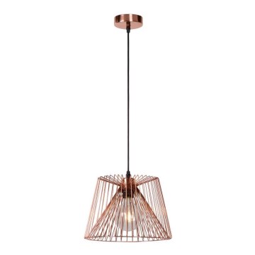Lucide 02401/28/17 - Závesné svietidlo VINTI 1xE27/60W/230V medené