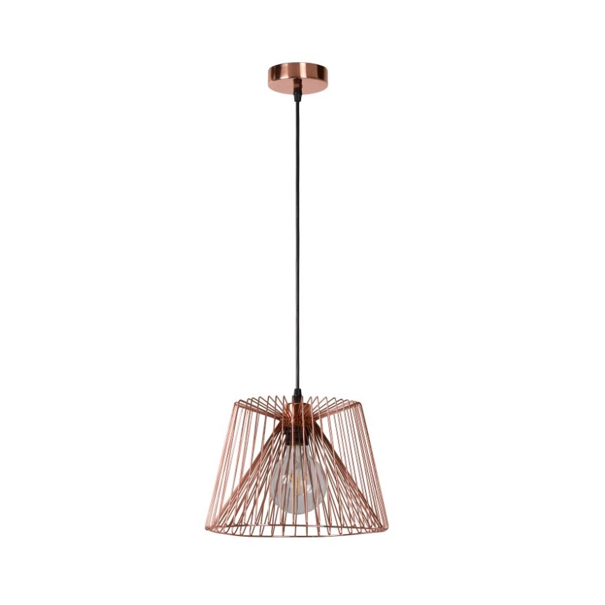 Lucide 02401/28/17 - Závesné svietidlo VINTI 1xE27/60W/230V medené